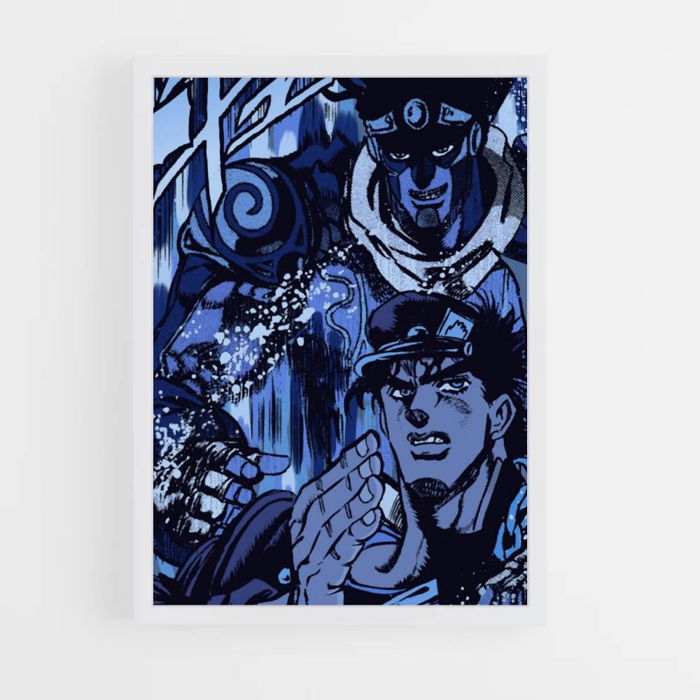 Poster Jotaro Bleu