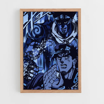 Poster Jotaro Bleu