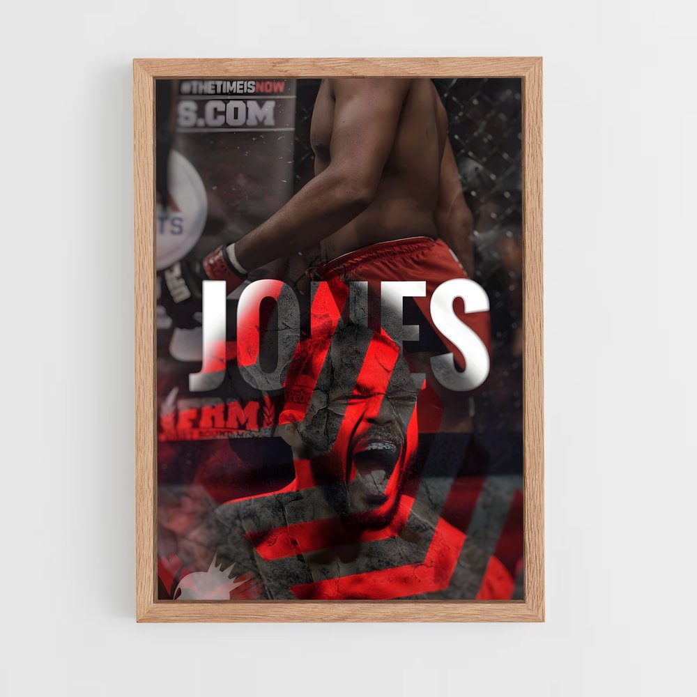 jon-jones-1 cadre Bois clair