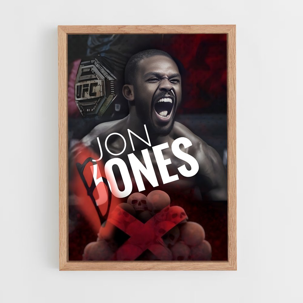 jon-jones-2 cadre Bois clair