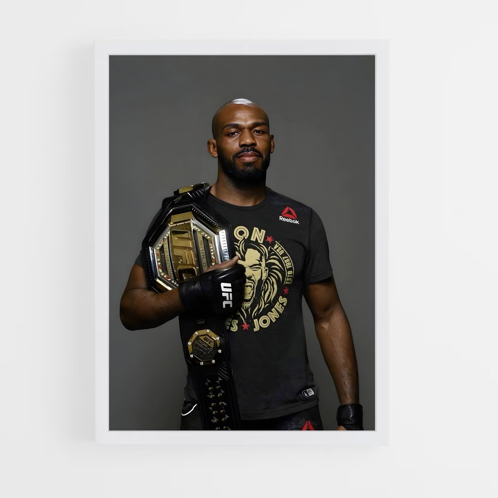 jon-jones-5 cadre Blanc