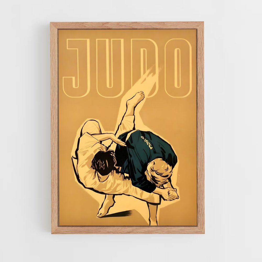 judo-2 cadre Bois clair