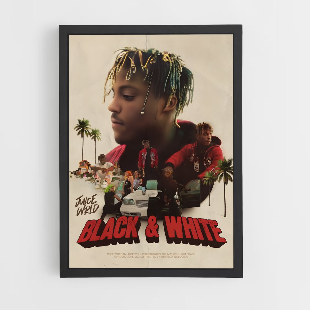 juice-wrld-16 cadre Noir