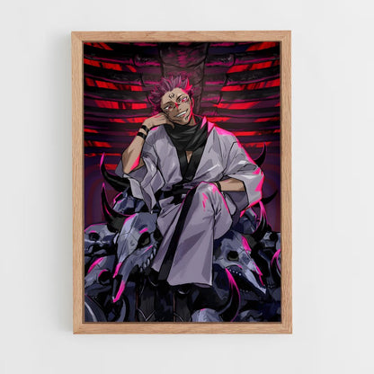 jujutsu-kaisen-1 cadre Bois clair