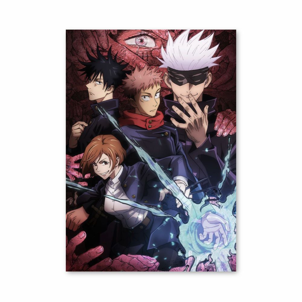 Poster Jujutsu Kaisen Équipe