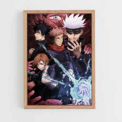 Poster Jujutsu Kaisen Équipe