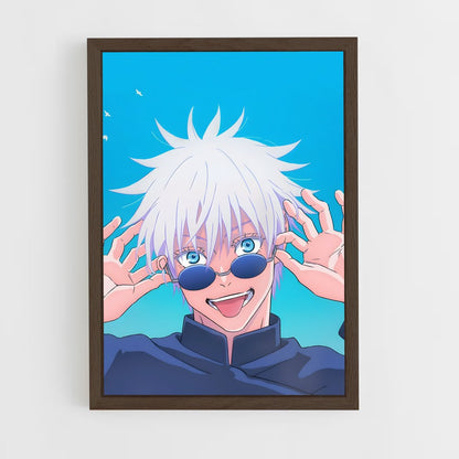 jujutsu-kaisen-6 cadre Bois foncé