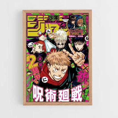 Poster Jujutsu Kaisen Weekly Jump