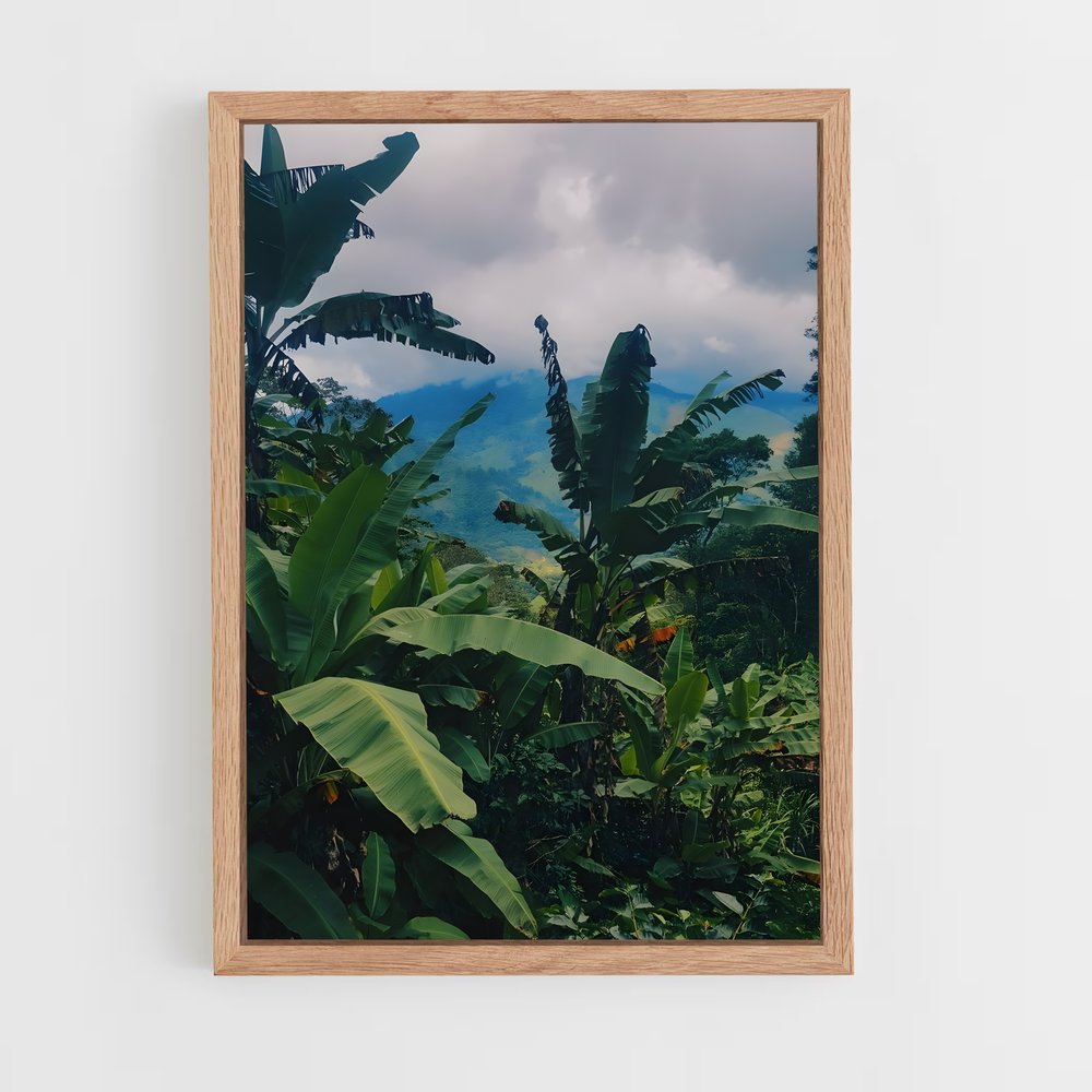 jungle-1 cadre Bois clair