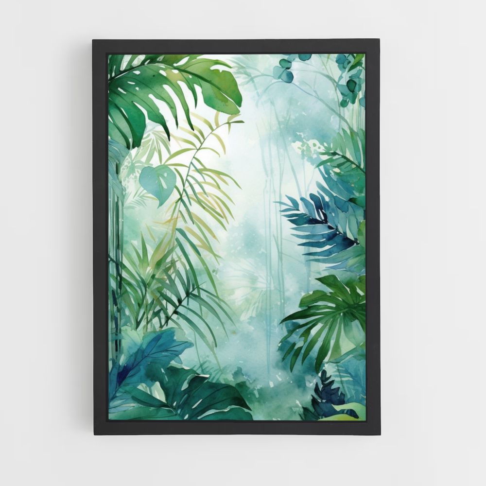 Poster Jungle Verte