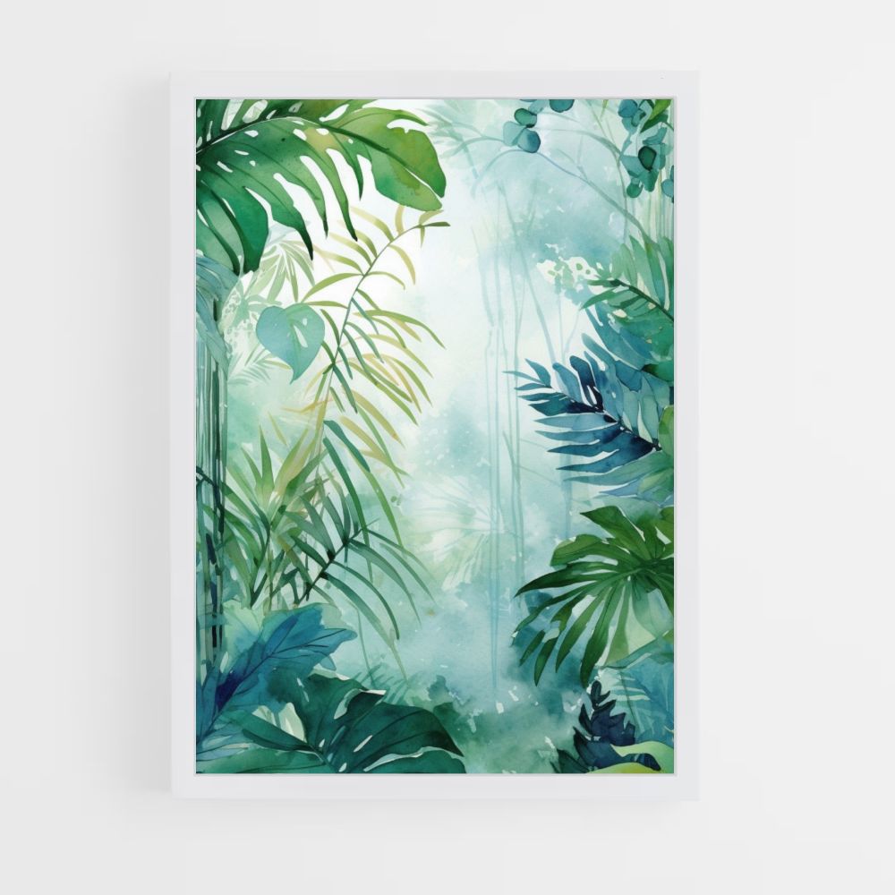 Poster Jungle Verte