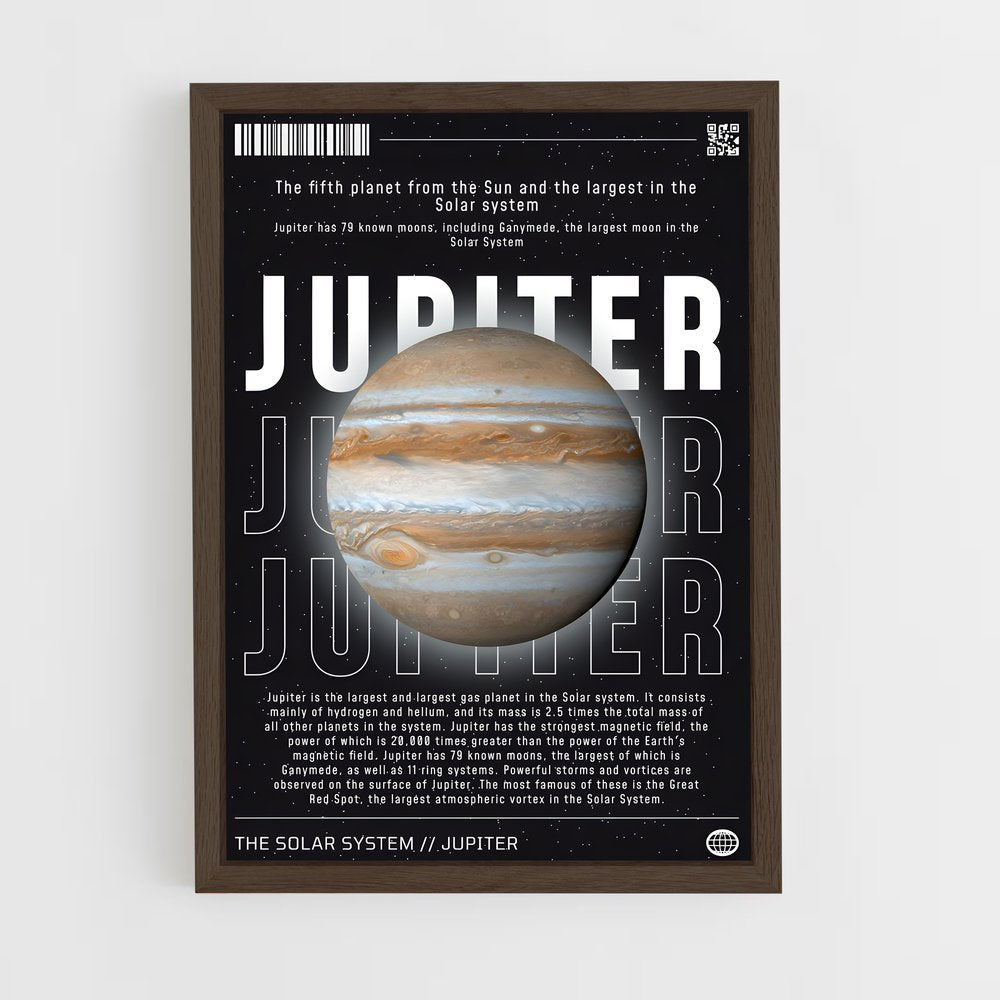 jupiter-1 cadre Bois foncé