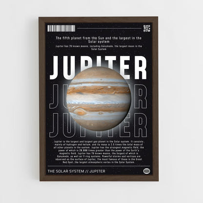 jupiter-1 cadre Bois foncé
