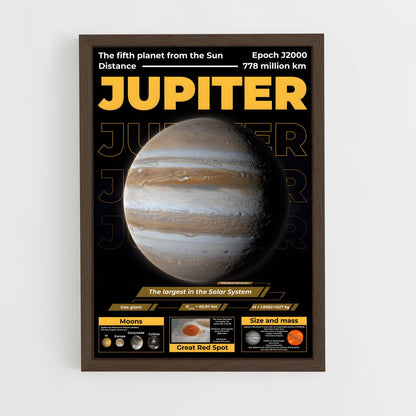 jupiter-4 cadre Bois foncé