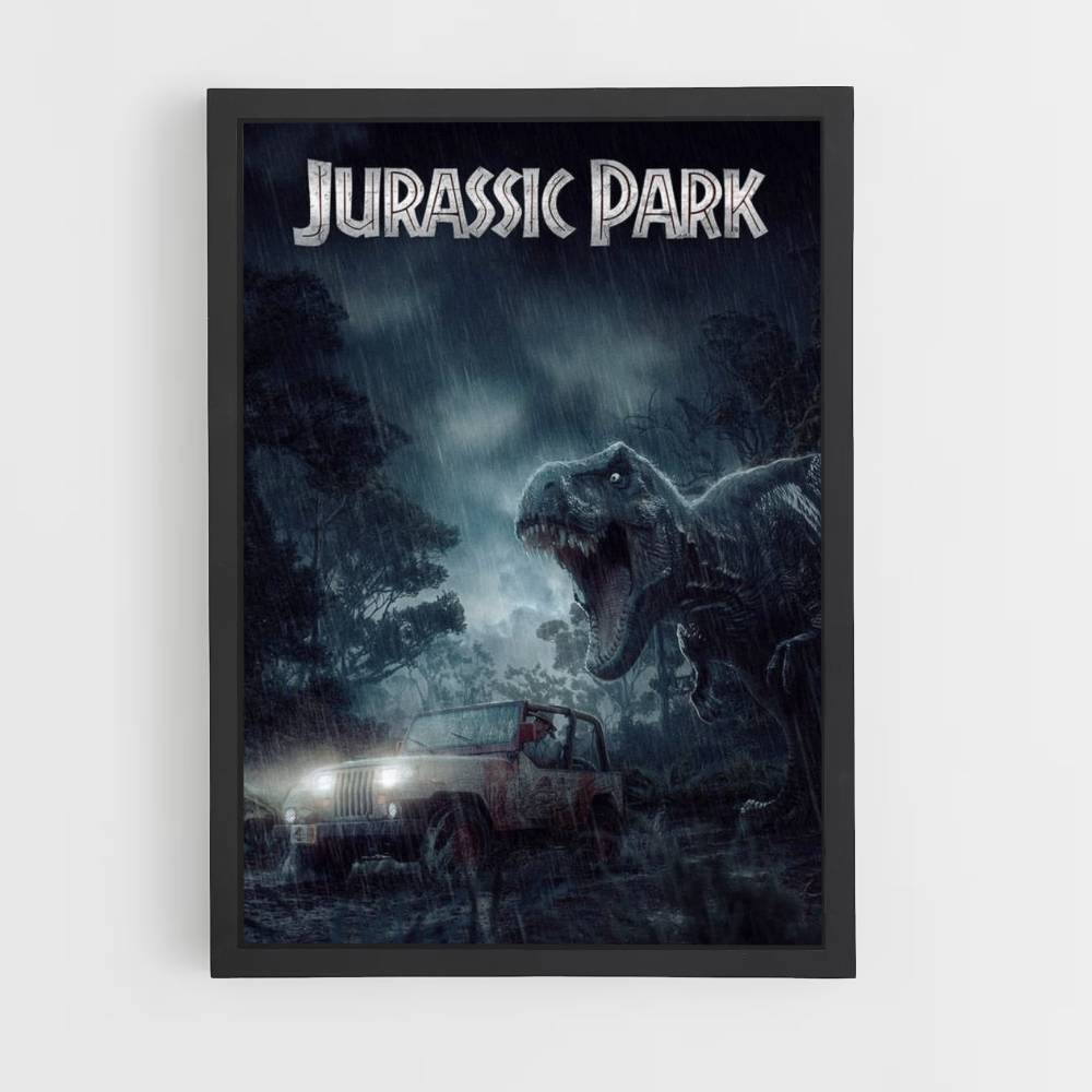 Poster Jurassic Park Nuit