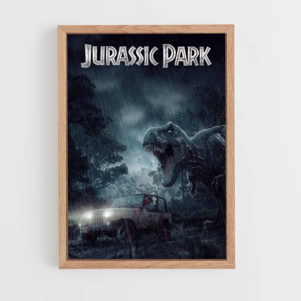 Poster Jurassic Park Nuit