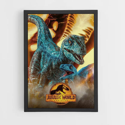 Poster Raptor Blue