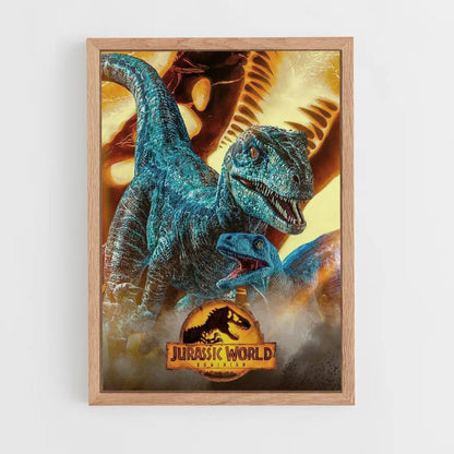 Poster Raptor Blue