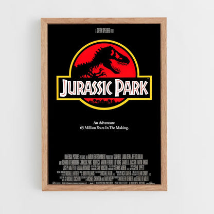 jurassic-park-2 cadre Bois clair
