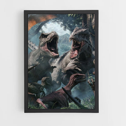 Poster Jurassic Park Dinosaures