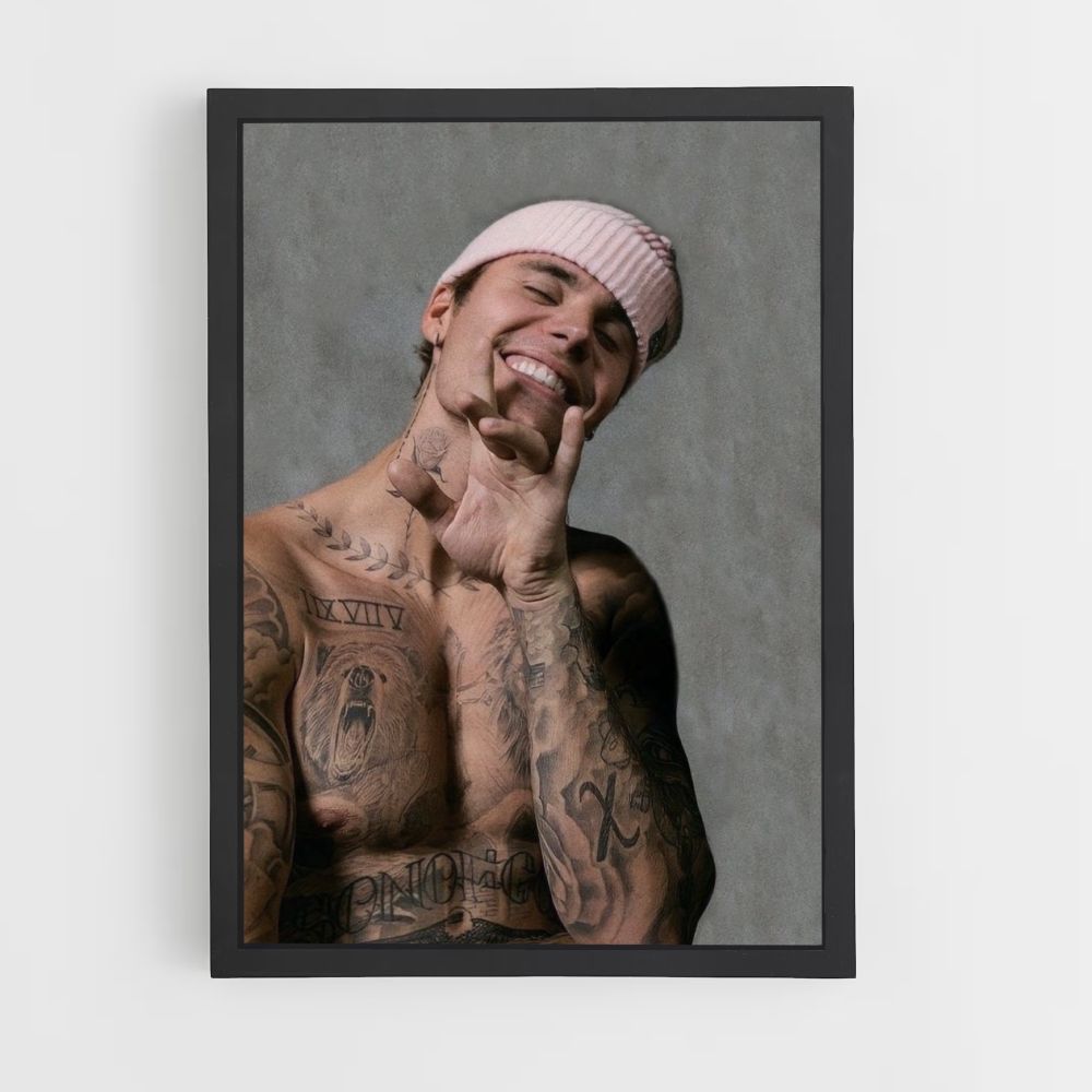 Poster Justin Bieber Sourire