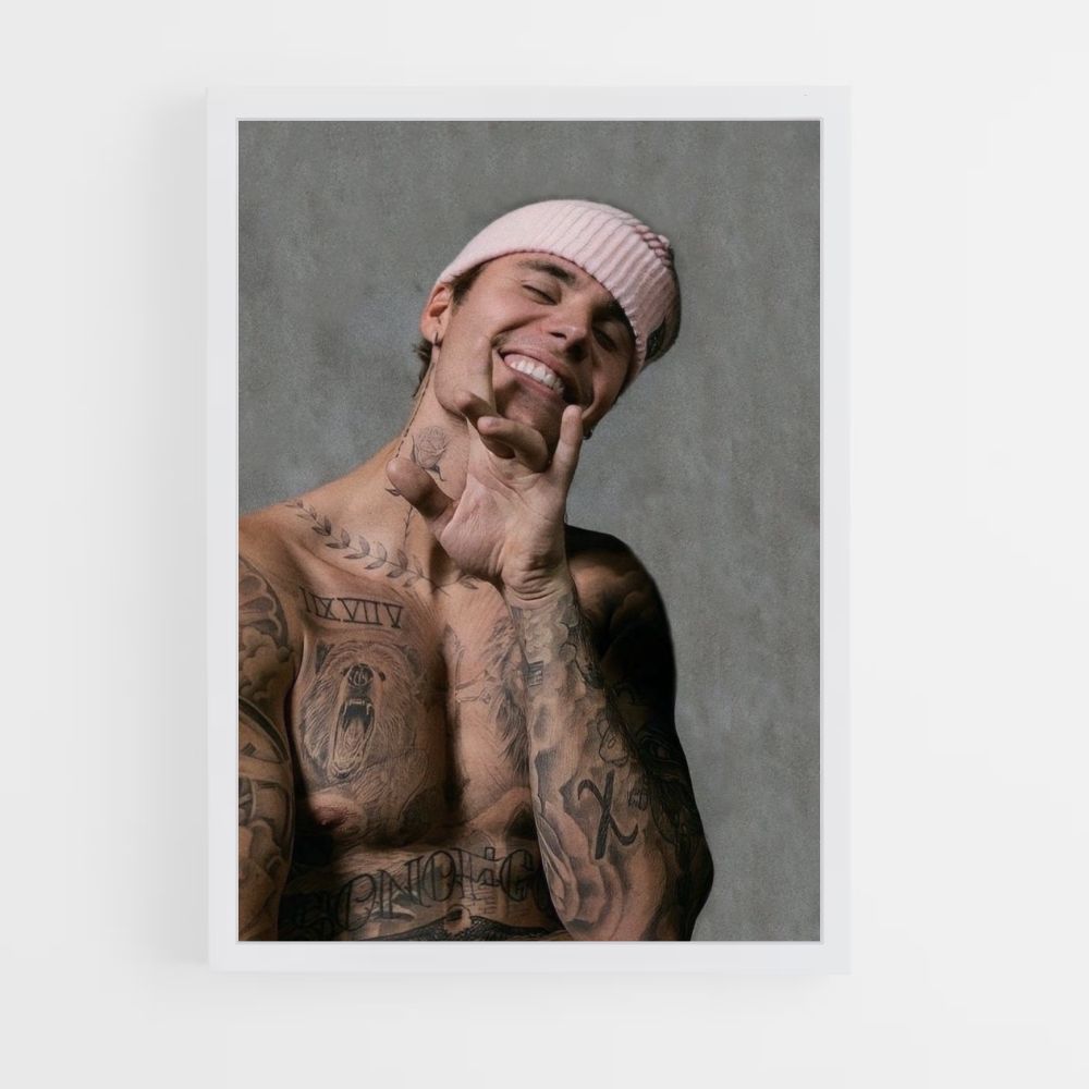 Poster Justin Bieber Sourire