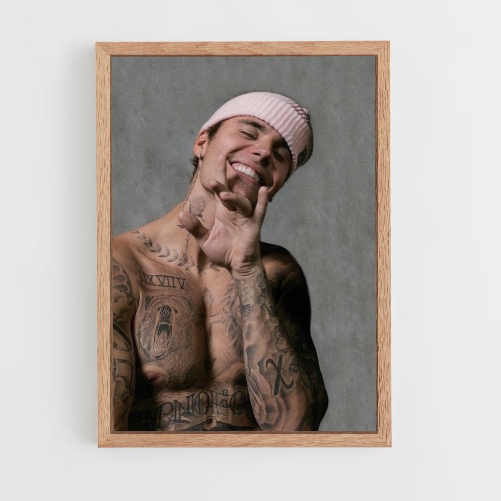 Poster Justin Bieber Sourire