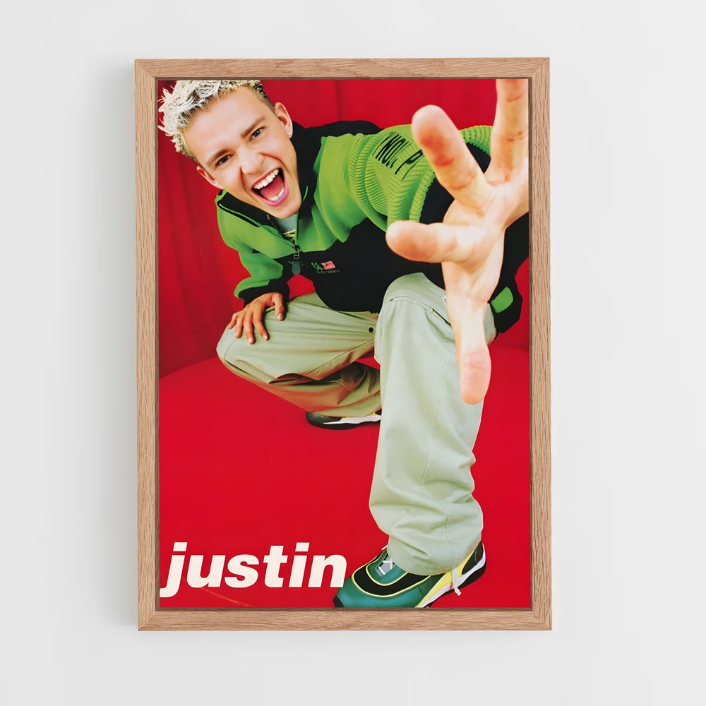 justin-timberlake-1 cadre Bois clair