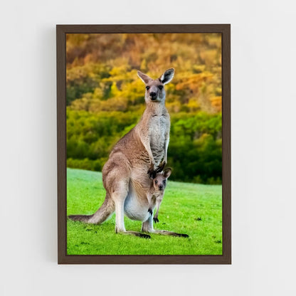 kangaroo-1 cadre Bois foncé