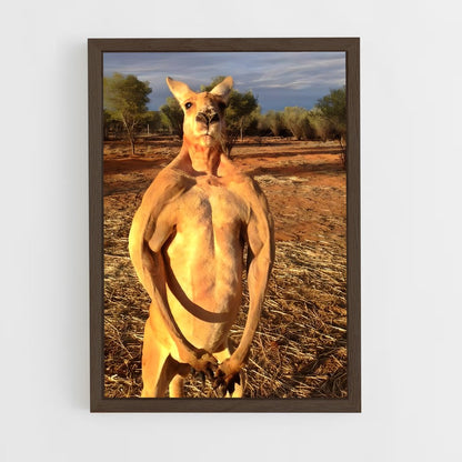 kangaroo-10 cadre Bois foncé