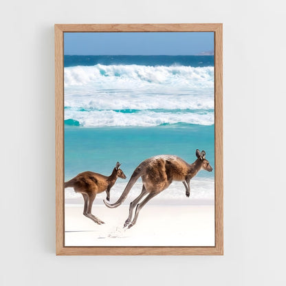 kangaroo-3 cadre Bois clair