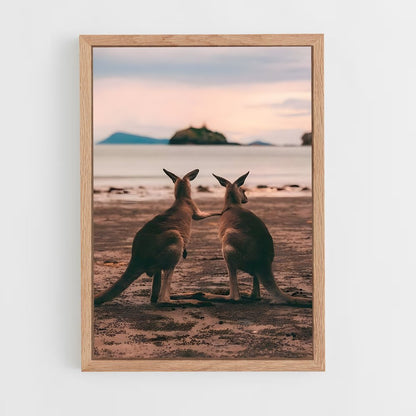 kangaroo-8 cadre Bois clair