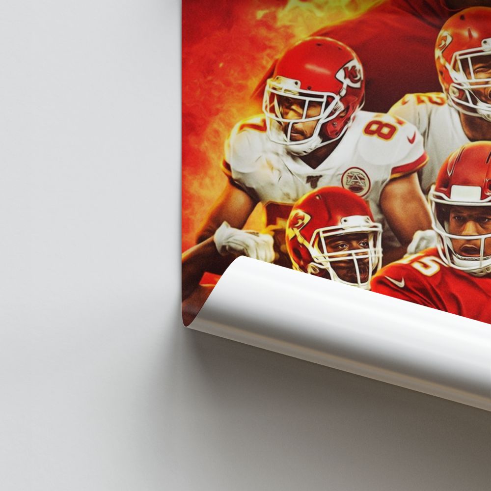 Poster Kansas City Chiefs Équipe