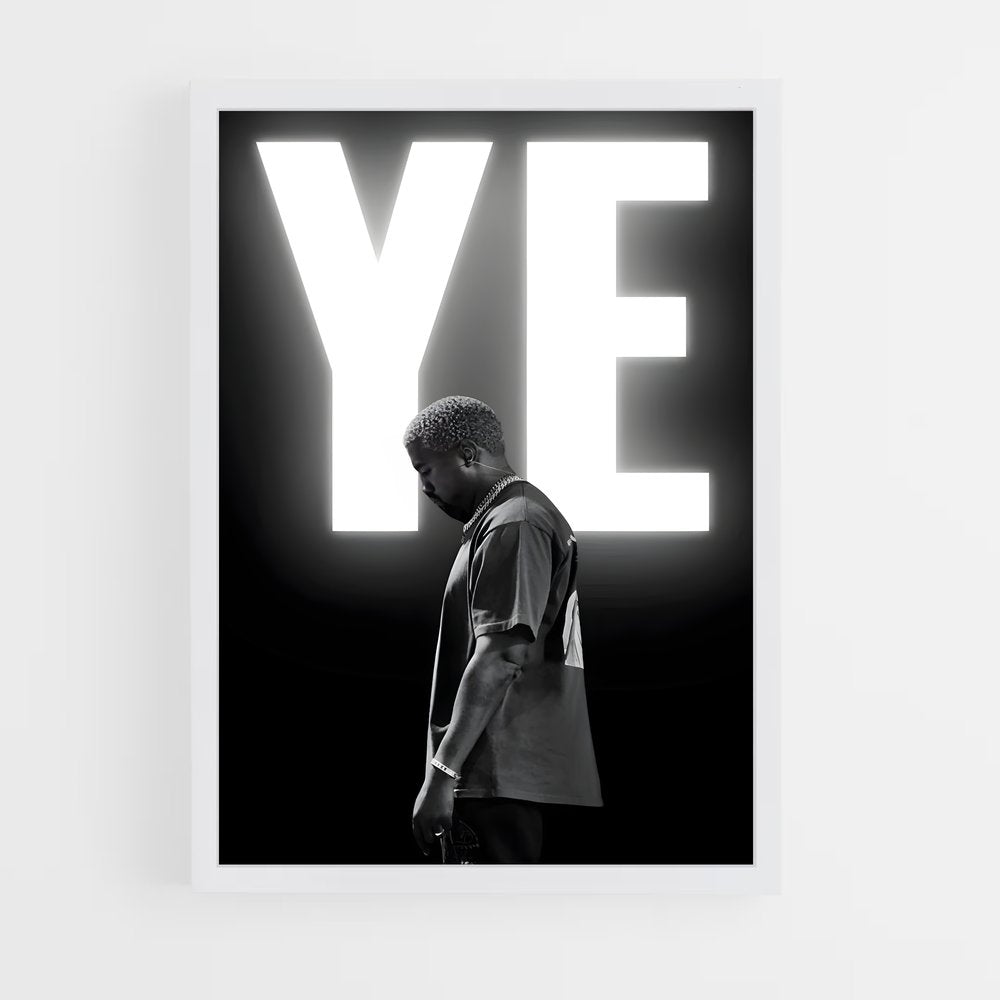 kanye-west-2 cadre Blanc