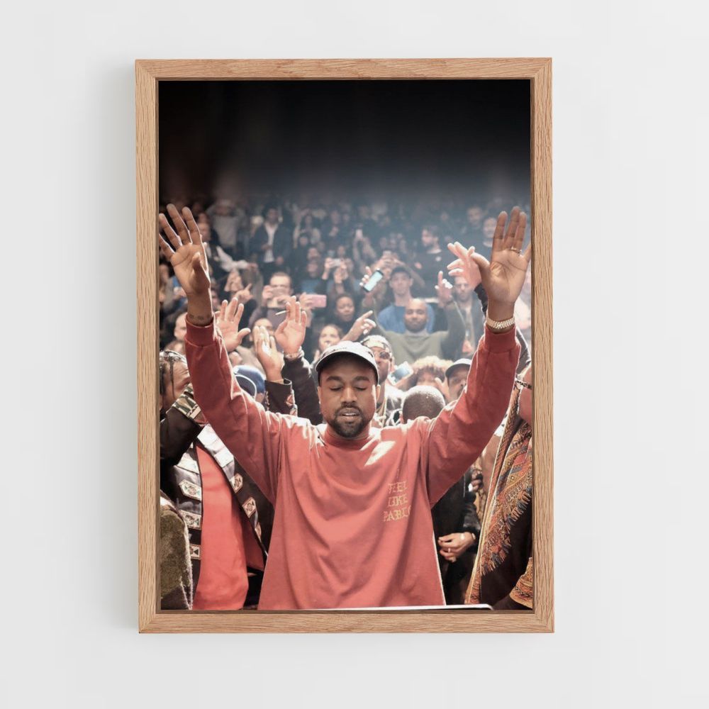 Poster Kanye Prière