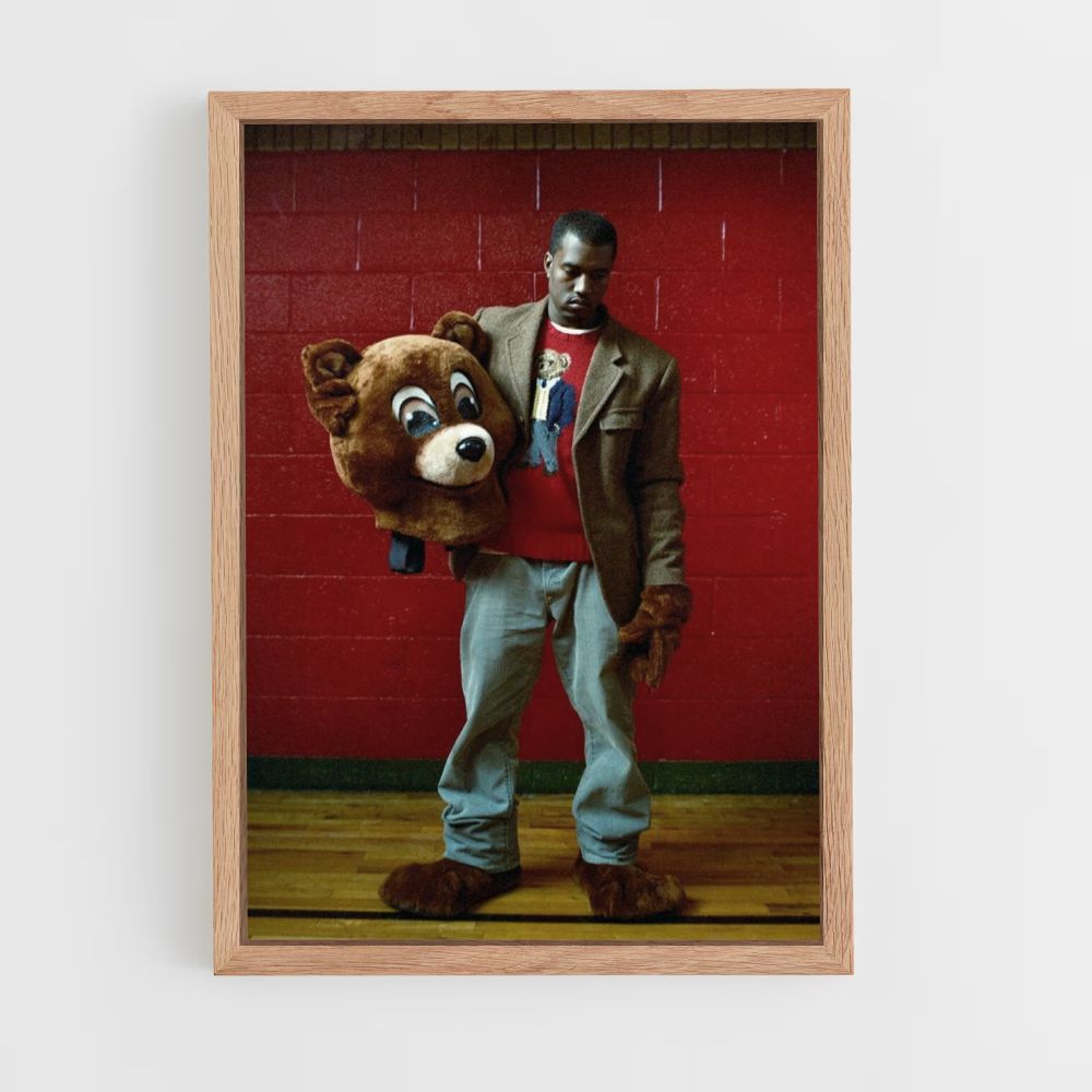 Poster Kanye West Mascotte