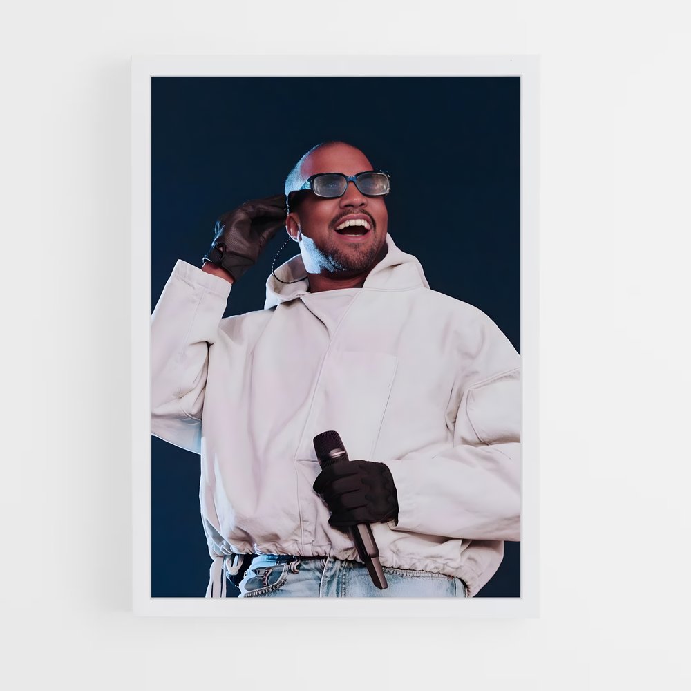 kanye-west-6 cadre Blanc