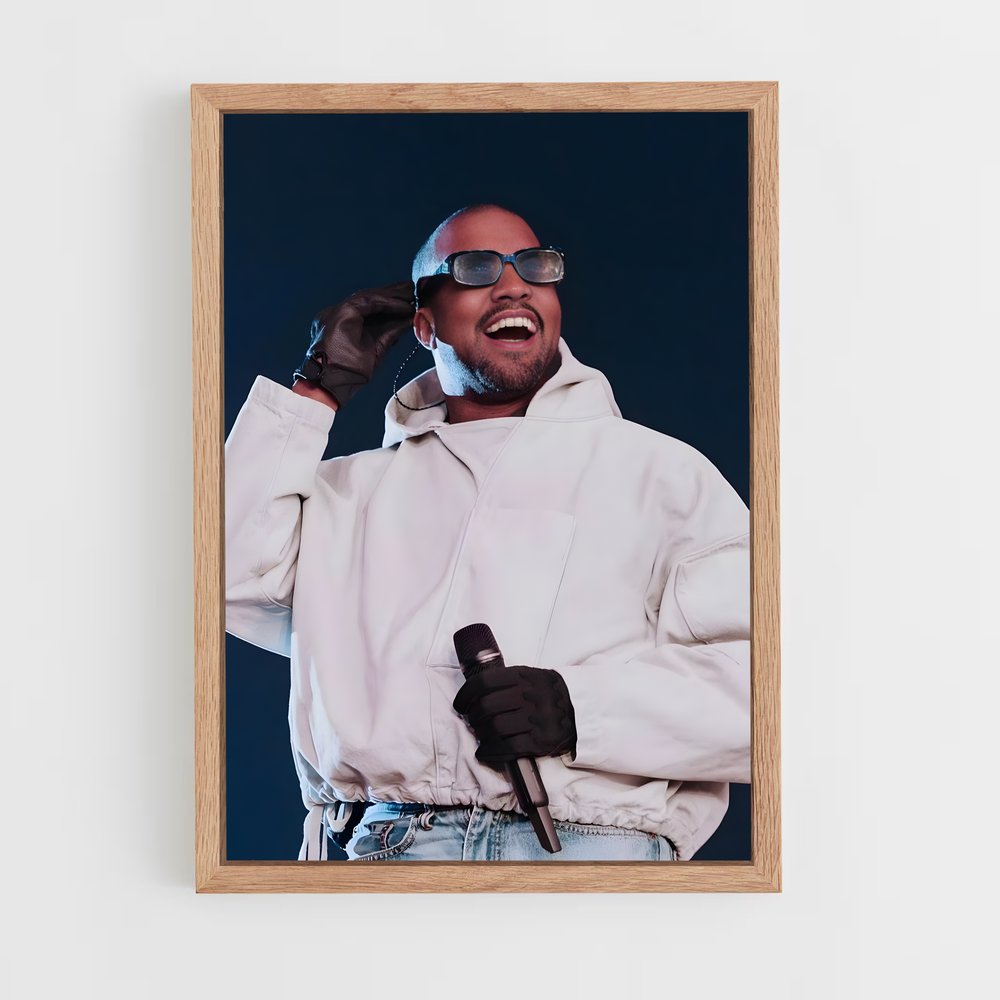 kanye-west-6 cadre Bois clair