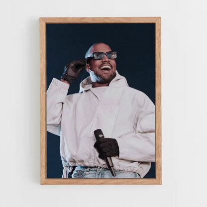 Poster Kanye West Lunettes