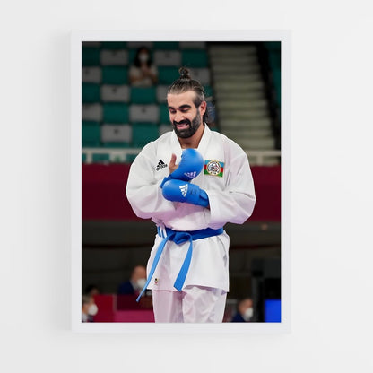 karate-8 cadre Blanc