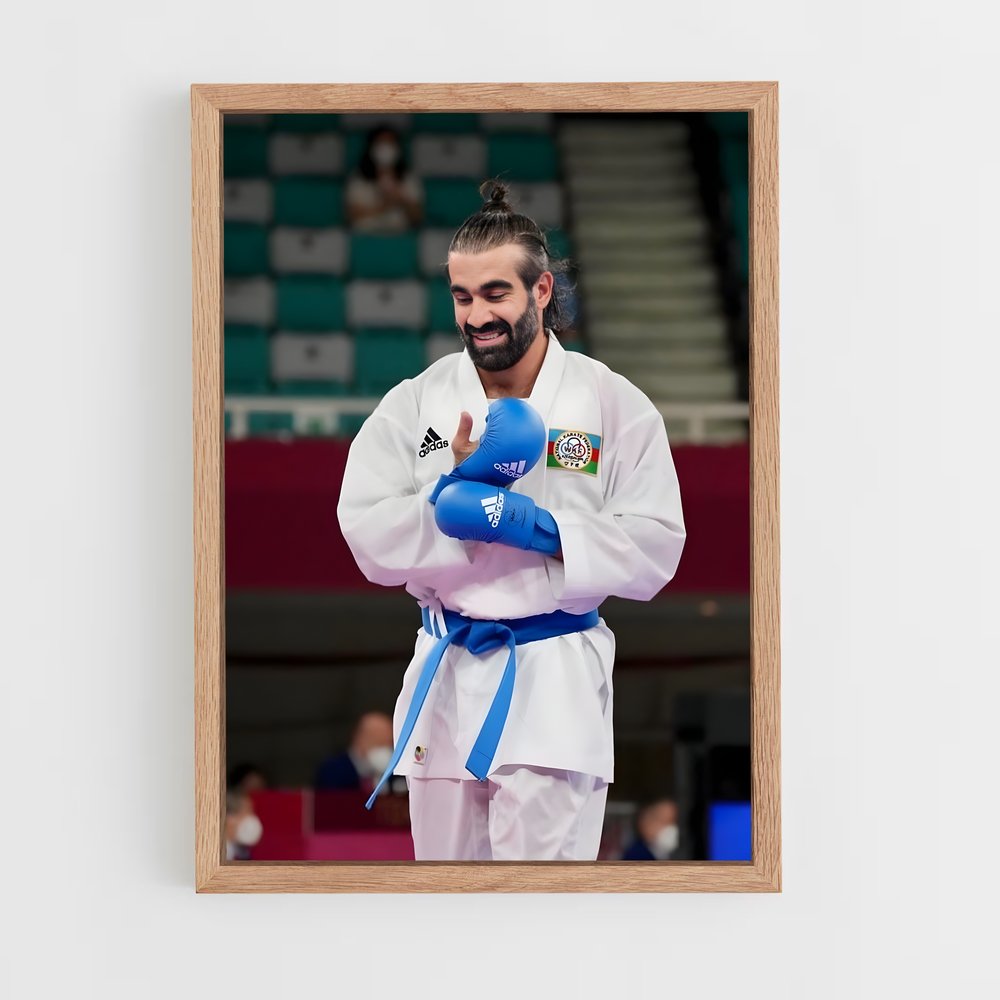 karate-8 cadre Bois clair