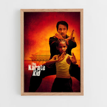 karate-kid-13 cadre Bois clair