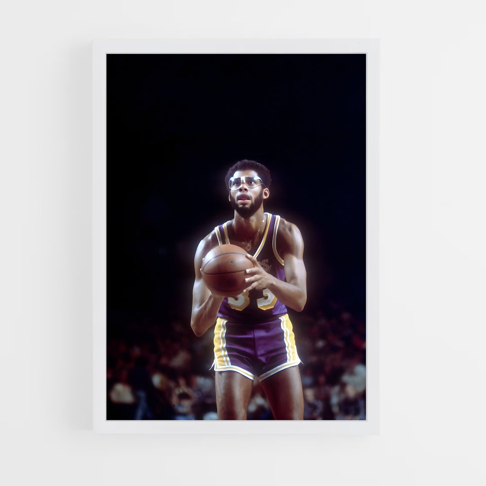 kareem-abdul-jabbar-5 cadre Blanc