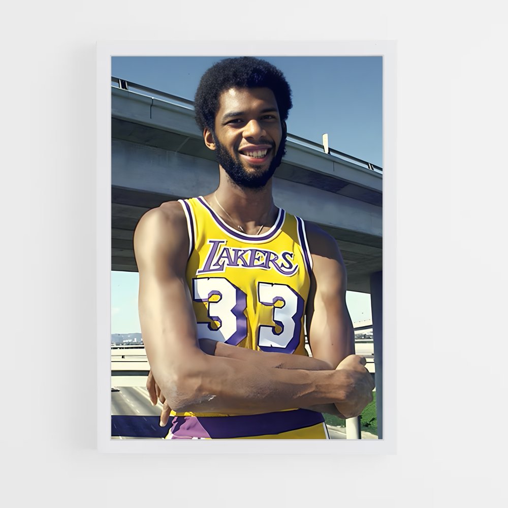 kareem-abdul-jabbar-8 cadre Blanc
