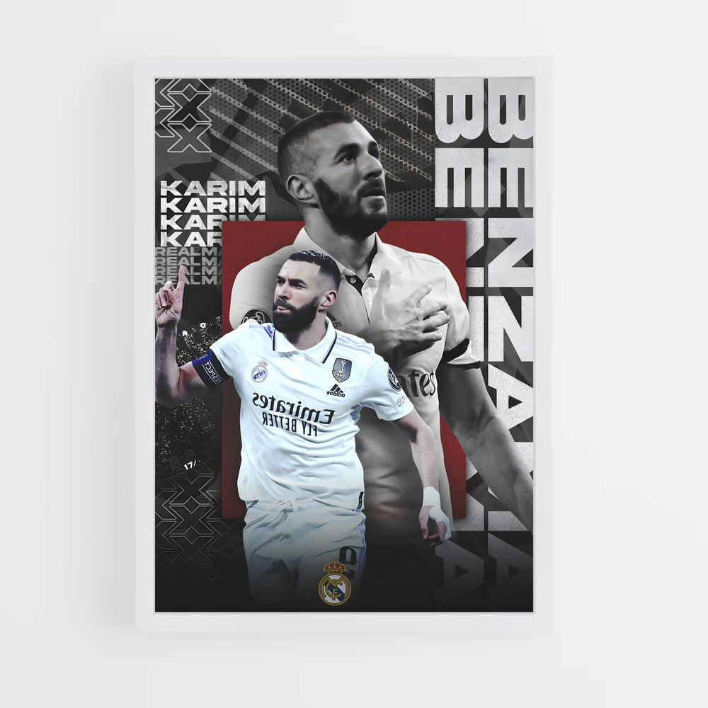 karim-benzema-19 cadre Blanc