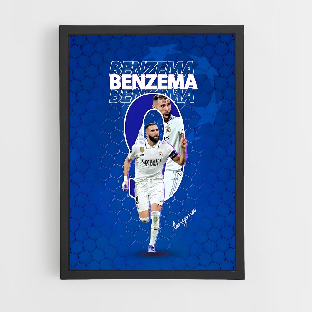 karim-benzema-9 cadre Noir