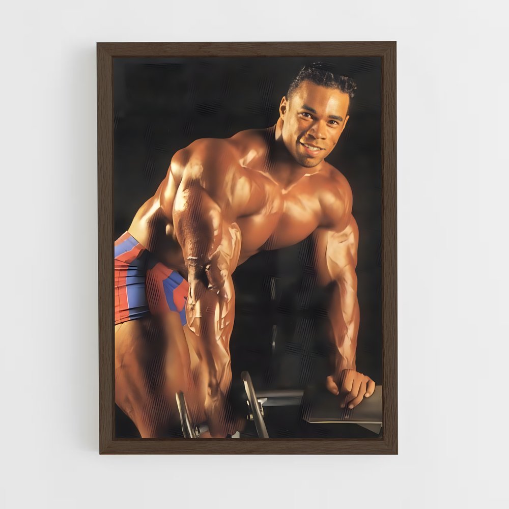 kevin-levrone-2 cadre Bois foncé