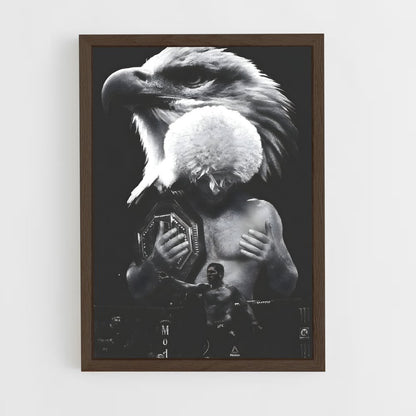khabib-14 cadre Bois foncé