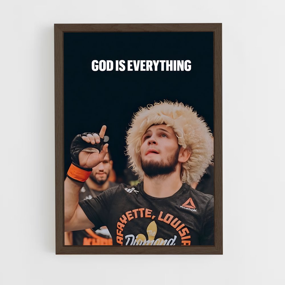 khabib-17 cadre Bois foncé