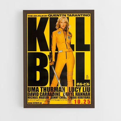 kill-bill-1 cadre Bois foncé